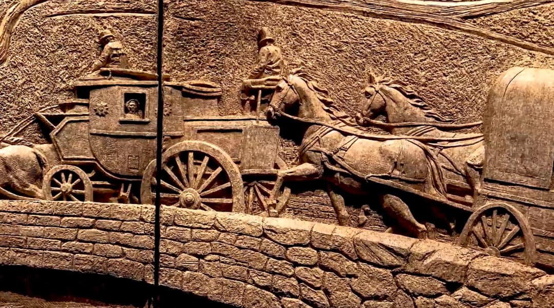 Image showing part of the mural exhibition
