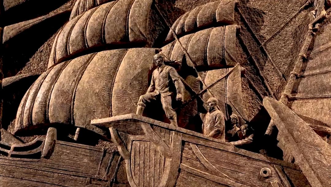 Image showing part of the mural exhibition